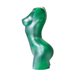 Подставка под сувенирную продукцию "Женское тело" серебренный, зеленый