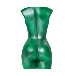 Подставка под сувенирную продукцию "Женское тело" серебренный, зеленый