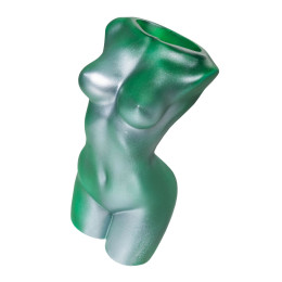 Подставка под сувенирную продукцию "Женское тело" серебренный, зеленый