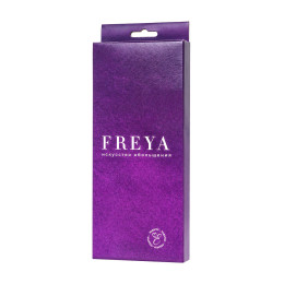 Трусы Eromantica, Freya, с бусами, черные, 42-44