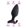 Анальная втулка LOVENSE Hush (L), силикон, черная, 12,1 см