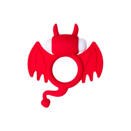 Эрекционное кольцо на пенис JOS SWEET DEVIL, силикон, красный, 8,5 см