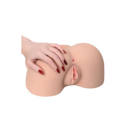 Мастурбатор реалистичный KOKOS Olivia с вибрацией и ротацией, TPR, телесный, 26 см