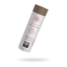 Съедобное масло для тела - Гибискус и Зеленый Чай, 75мл.