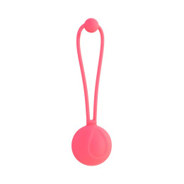 Вагинальный шарик L'Eroina Rosy, силикон, красный, 10,5 см