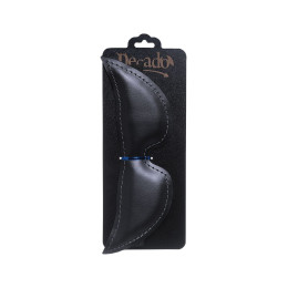 Маска Pecado BDSM, мягкая закрытая острая, натуральная кожа, черная