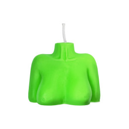 Свеча Pecado BDSM «Женский силуэт», зеленая, гр. 49