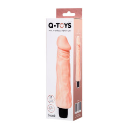 Реалистичный вибратор A-Toys by TOYFA Hook, TPE, телесный, 23 см