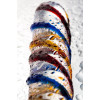 Двусторонний фаллоимитатор Sexus Glass, стекло, прозрачный, 19,5 см