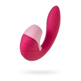 Вибратор Satisfyer Supernova, с вакуум-волновым стимулятором, силикон, красный, 16,9 см