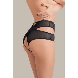 Эротические трусики Waname Liberty с высокой посадкой черные (42-44) в пакете