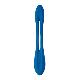 Гибкий вибратор с фиксацией формы Satisfyer Elastic Game, синий, 20 см