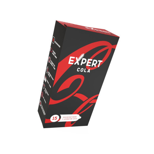 Презервативы EXPERT Cola, аромат Колы, 15 шт