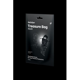Мешочек Satisfyer Treasure Bag для хранения игрушек M, черный, 24*12 см