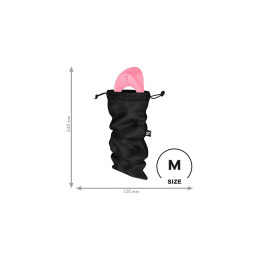 Мешочек Satisfyer Treasure Bag для хранения игрушек M, черный, 24*12 см
