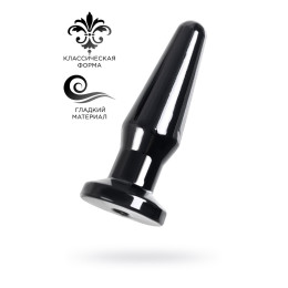 Анальная втулка POPO Pleasure by TOYFA Gemini β, TPE, черная, 12,4 см