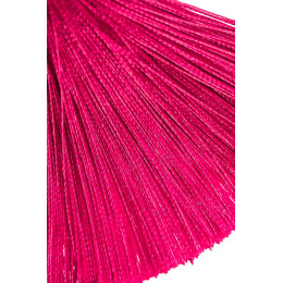 Зажимы на соски Pecado BDSM, «Вилки», с кисточками из шелка, металл, бордовые