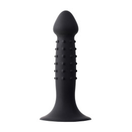 Анальный фаллоимитатор A-Toys by TOYFA Spikn, силикон, черный, 14 см