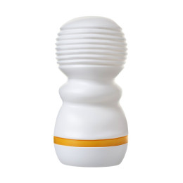 Мастурбатор нереалистичный, HUG STREET, MensMax, TPE, белый, 16 см