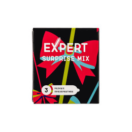 Презервативы EXPERT Surprise Mix, секретный микс, 3шт
