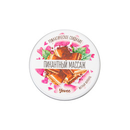 Массажная свеча романтическая Yovee «Пикантный массаж» с афродизиаком, мятный шоколад, 30 мл