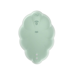 Вакуумный стимулятор клитора Satisfyer Cloud Dancer, силикон, мятный, 9 см
