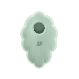 Вакуумный стимулятор клитора Satisfyer Cloud Dancer, силикон, мятный, 9 см