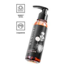 Разогревающее массажное масло Erotist Caramel Club Пралине, 100 мл.