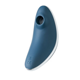 Вакуум-волновой стимулятор клитора с вибрацией Satisfyer Vulva Lover 1, силикон, синий, 11,9 см