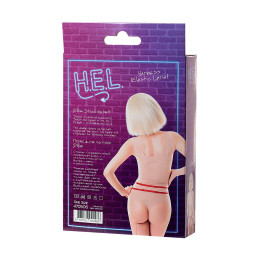 Пояс для чулок H.E.L. Dillie, текстиль, красный, OS