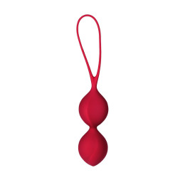 Набор вагинальных шариков Satisfyer Balls C03 Double, силикон, ассорти, Ø 3 см.