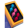 Набор вагинальных шариков Satisfyer Balls C03 Double, силикон, ассорти, Ø 3 см.