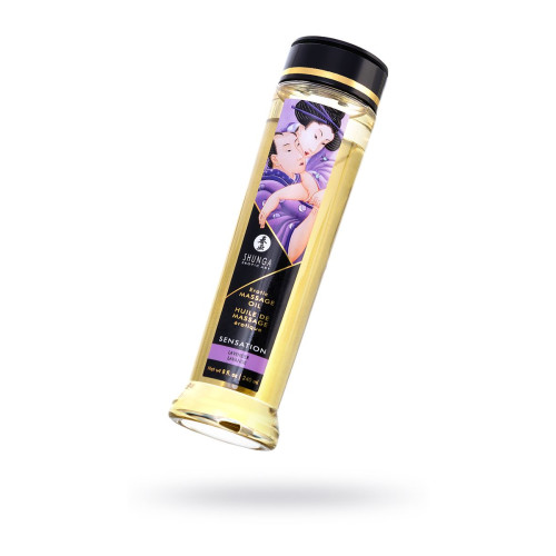 Масло массажное для тела Shunga «Чувство. Лаванда» (Sensation. Lavender), 240 мл.