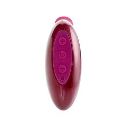 Вакуумный стимулятор клитора A-Toys by TOYFA Myrty, бордовый, 9,8 см