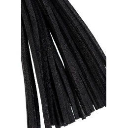 Зажимы на соски Pecado BDSM, «Вилки», с кисточками из замши, металл, черные