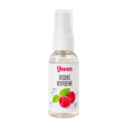 Съедобная гель-смазка Yovee «Ягодное искушение» с Д-Пантенолом, со вкусом малины и мяты, 50 мл