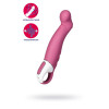 Нереалистичный вибратор Satisfyer Petting Hippo, силикон, малиновый, 22,9 см.