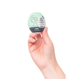 Мастурбатор нереалистичный Satisfyer Egg Single (Riffle), TPE, зеленый
