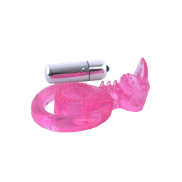 Вибронасадка TOYFA Basic, TPE, розовый, 6 см