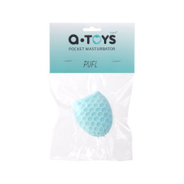 Мастурбатор A-Toys by TOYFA Pufl, бирюзовый, ТРЕ, 6 см Ø 2,7 см