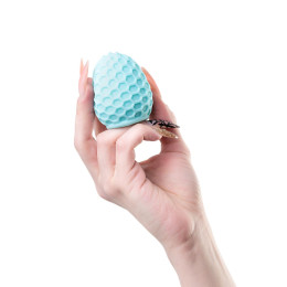 Мастурбатор A-Toys by TOYFA Pufl, бирюзовый, ТРЕ, 6 см Ø 2,7 см