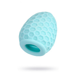 Мастурбатор A-Toys by TOYFA Pufl, бирюзовый, ТРЕ, 6 см Ø 2,7 см