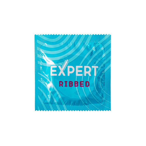 Презервативы EXPERT Ribbed, ребристые, 15шт