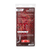 Вибратор Black&Red by Toyfa Monster Saur, силикон, красно-черный, 21,7 см