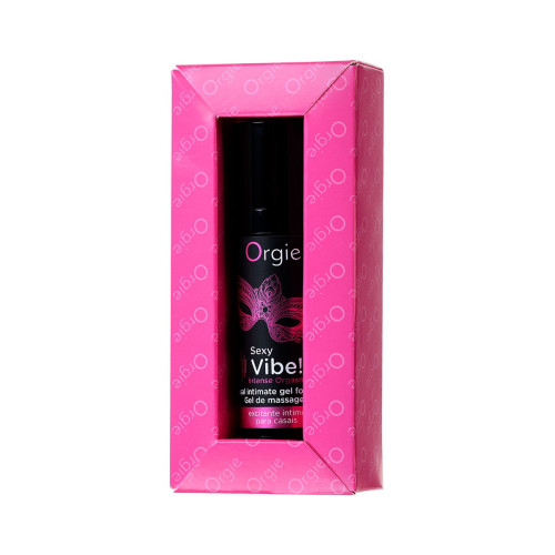 Гель для массажа ORGIE Sexy Vibe Intense Orgasm с разогревающим и охлаждающим эффектом, 15 мл