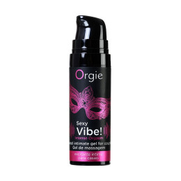 Гель для массажа ORGIE Sexy Vibe Intense Orgasm с разогревающим и охлаждающим эффектом, 15 мл