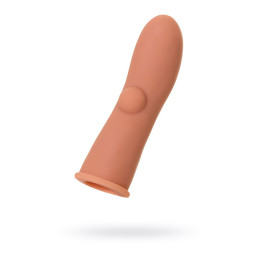Насадка реалистичная KOKOS EXTREME SLEEVE с имитацией пирсинга, TPE, телесная, 14.7 см