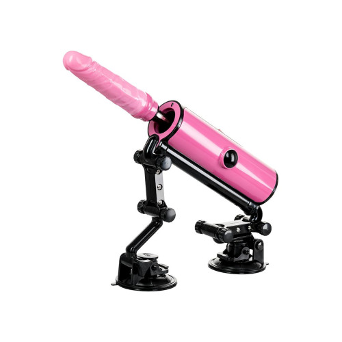 Секс-машина Pink-Punk MotorLovers by TOYFA, ABS, розовый, 36 см