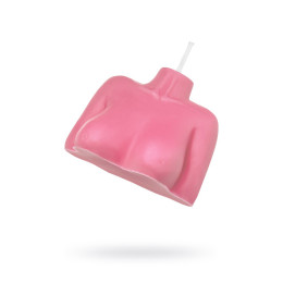 Свеча Pecado BDSM «Женский силуэт», розовая, гр. 49