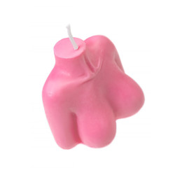 Свеча Pecado BDSM «Женский силуэт», розовая, гр. 49